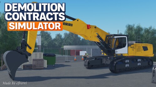 สัญญาทําลาย 🚧 [Simulator รถขุด]