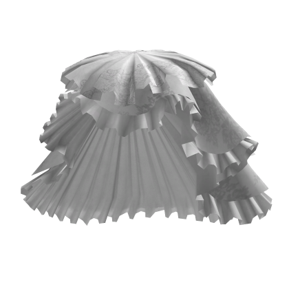 Ruffled Layered Skirt White Roblox item