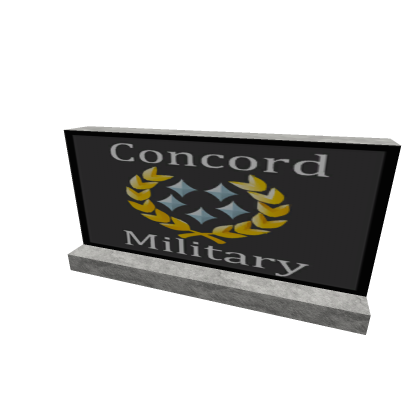 Concord Military Sign