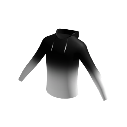 Sweatshirt Fade Black White Hoodie Halloween