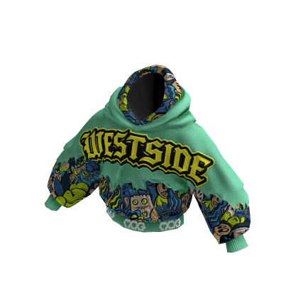 MOG - Tosca Green Double Layer Hoodie thumbnail