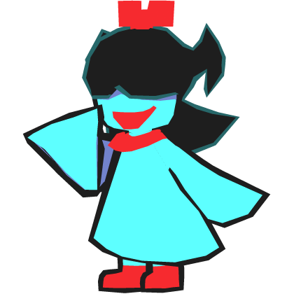 Aqua Shoulder Pal - DELTARUNE