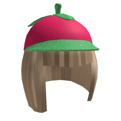 Taffyta Muttonfudge Blonde Hair Strawberry Hat Roblox item