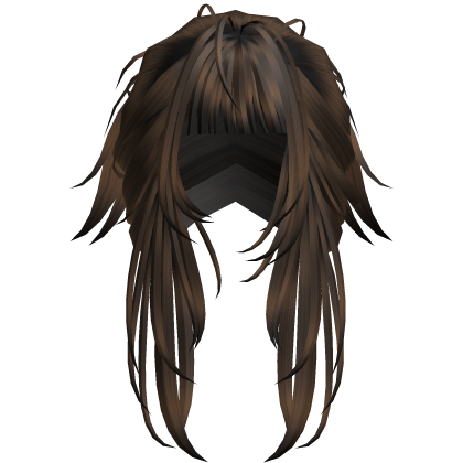 Long Layered Fringe Hair - Brown