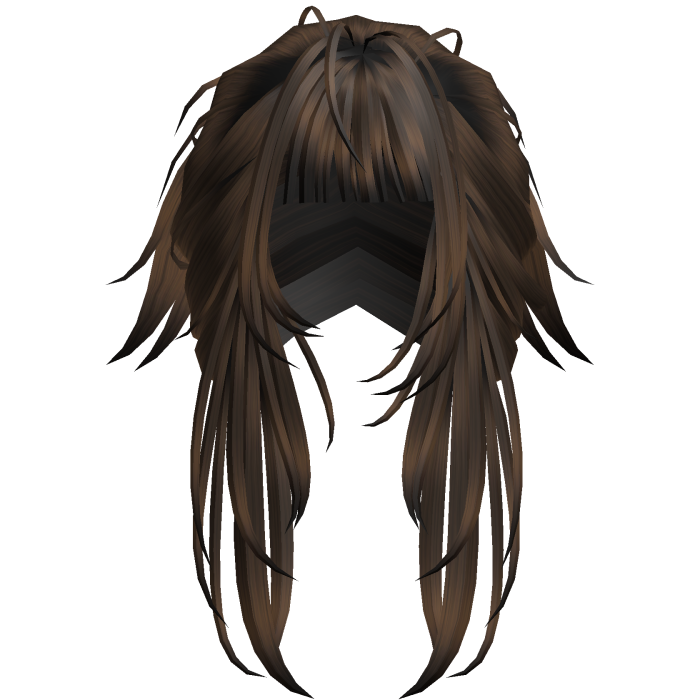 Long Layered Fringe Hair - Brown