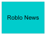 Roblo News