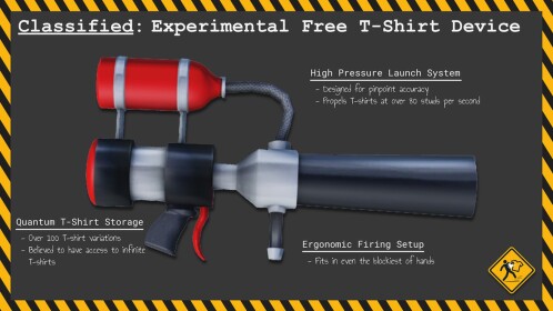 Free T-Shirt Cannon Battlegrounds