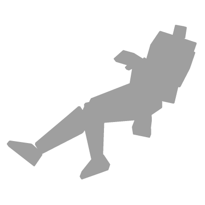 halloween headless floating sit 