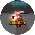 5000 KOs Roblox badge thumbnail