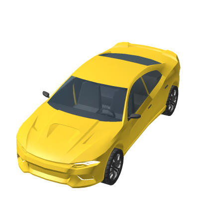 Sports Car (Yellow)