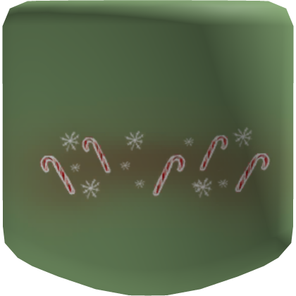 Candy Cane Blush Face Mask Green Skin Tone Roblox item