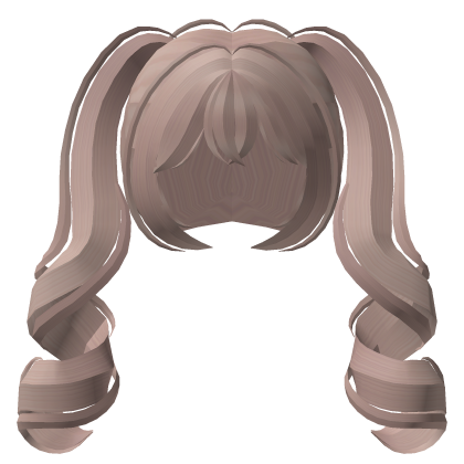 ♡ anime moe tweencore curled pigtails milktea