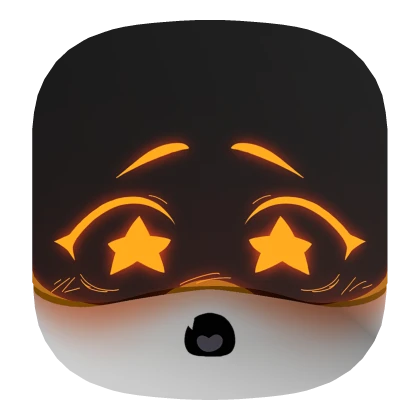 Murder drones - Orange visor sparkle face | Roblox Item - Rolimon's