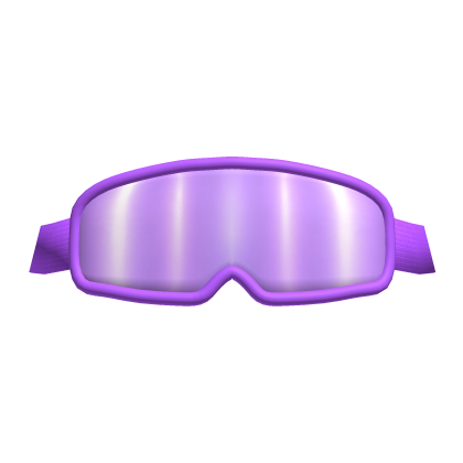 Purple Ski Goggles