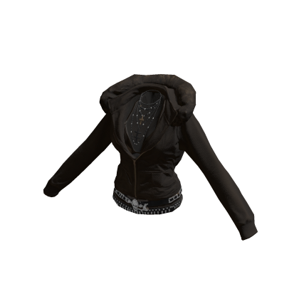 Fur Lined Dark Brown Camo Zipup Crop Hoodie