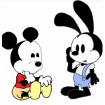 Baby mickey and baby Oswald