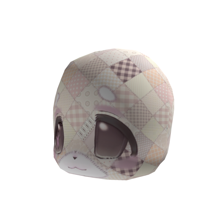 kokochi patchwork plush chibi head ~ ꒰꣑ৎ ⩊ ●꒱