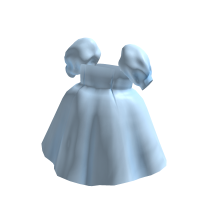 Puffy Doll Dress - Blue