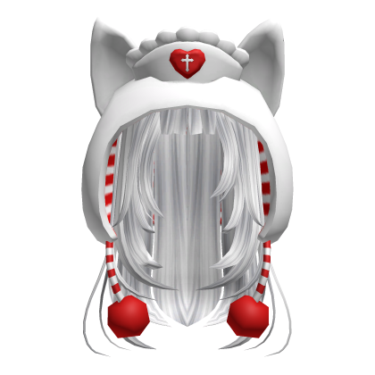 Cat Nurse White Long Hair