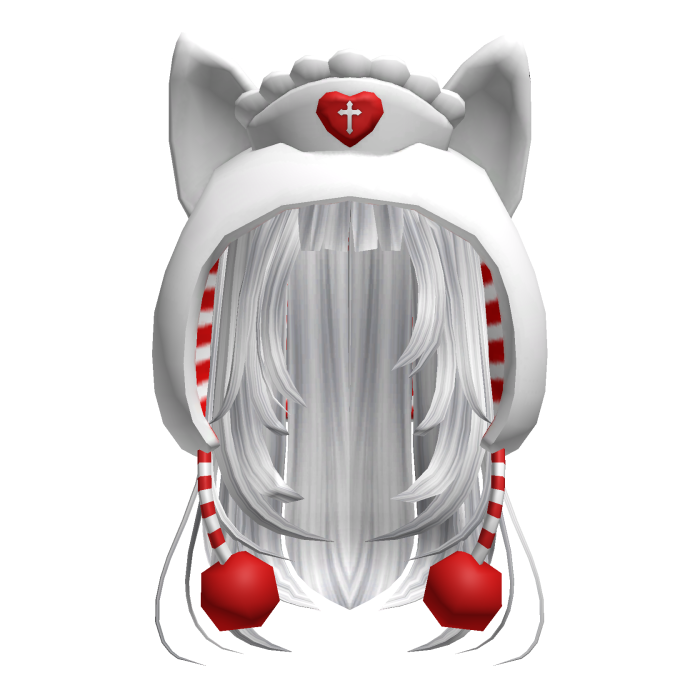 Cat Nurse White Long Hair