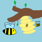 local bee hive <3