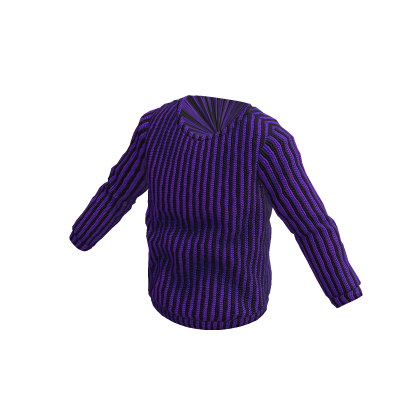 Classic Purple Striped Sweater thumbnail