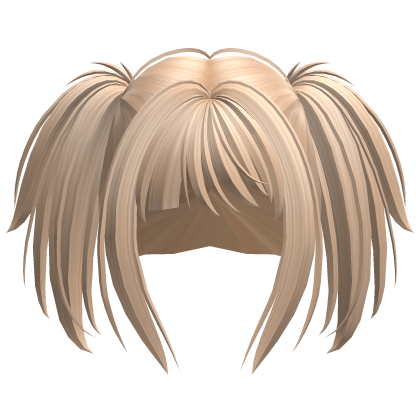 Cute Short Hair Anime Twintails Blonde Roblox item