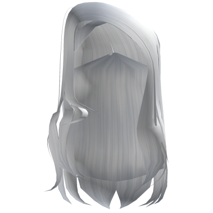 White Y2K Side Swept Layers