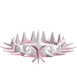 Pink Candy Cane Crown