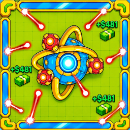 Idle Laser Bounce!⚡