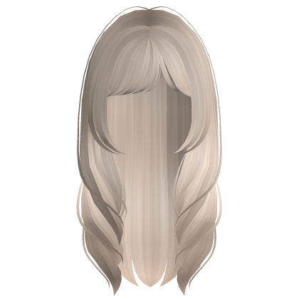 Cute Ash Blonde Long Elf Hair Roblox item