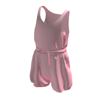 Pink Sleeveless Romper