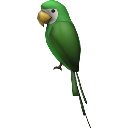(Green) Left Shoulder Parrot Roblox item