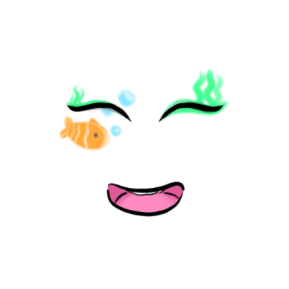 Fish Face Paint Roblox decal