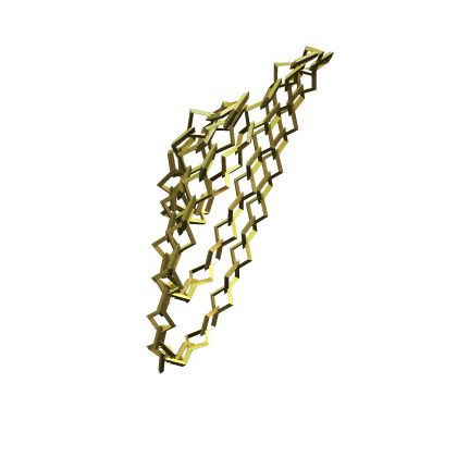 Waist 3 Chains Emo Punk | Right Hip | Gold thumbnail