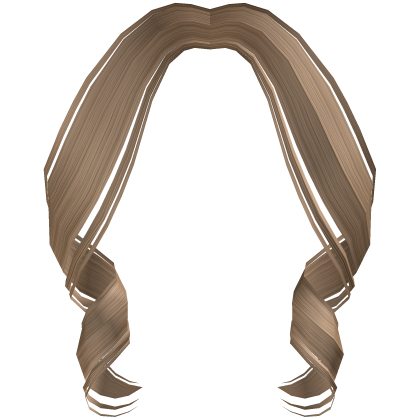 Blonde Curled Bangs Roblox item