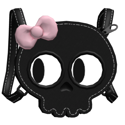 [Animated] Black Skull Backpack Following Eyes 3.0