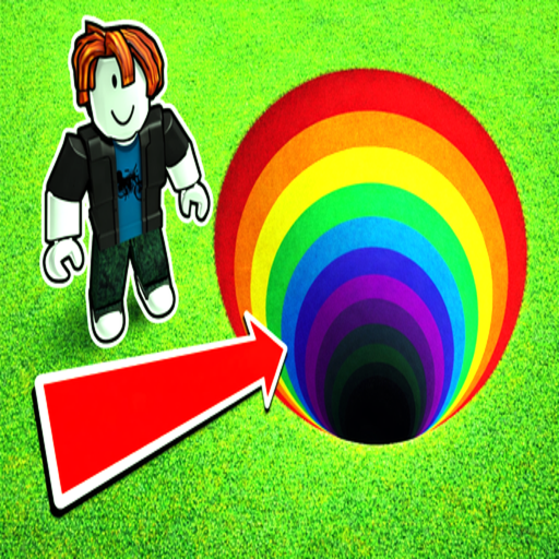 JUMP INTO A RAINBOW HOLE🌈
