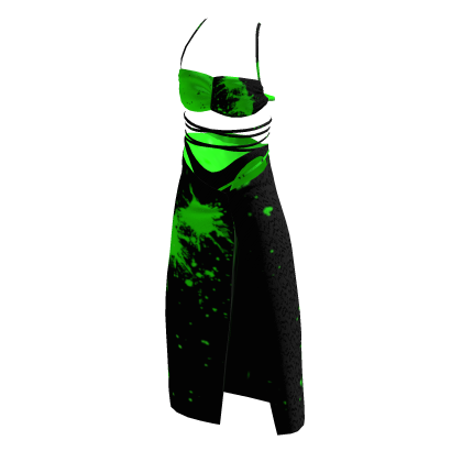 The Upside-Down Green Toxic Dress thumbnail