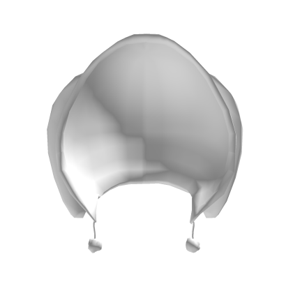 kawaii bunny hood white Roblox item