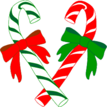 Candy Canes (TRANSPARENT BACKROUND) Roblox decal