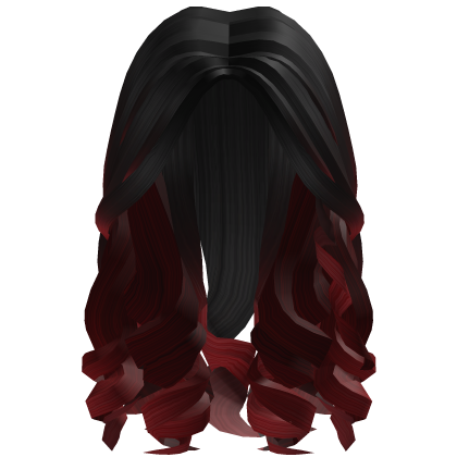 Black/Red Curly Hair thumbnail