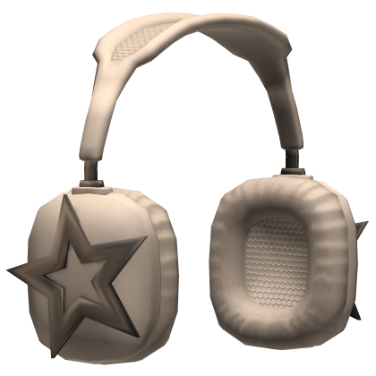 Y2K Headphones Beige