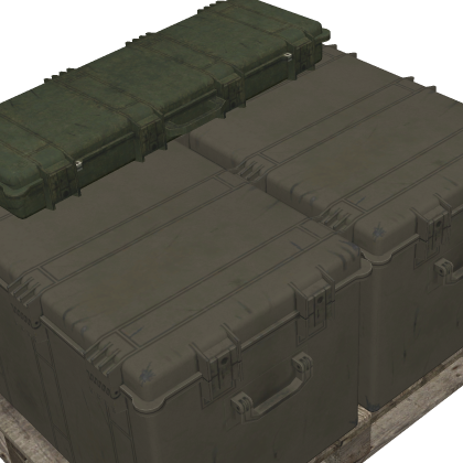 military crates prop crate storage container Base 