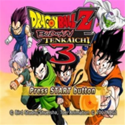 Dragon Ball Z: Budokai Tenkaichi 3 Start Menu Roblox decal