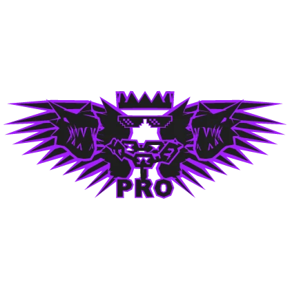 Cartoony Purple Dragon Wings PRO Necklace Combo Roblox item thumbnail