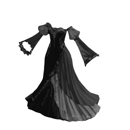 ♾️ Black starfall goddess gown thumbnail