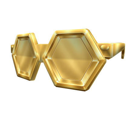 Golden Sparkling Robux Shades Recolor (Addon)