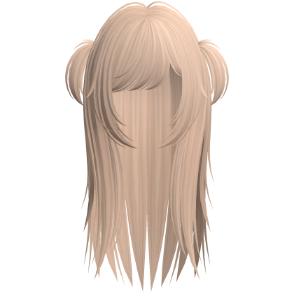rockstar wispy hair w pigtails blonde Roblox item