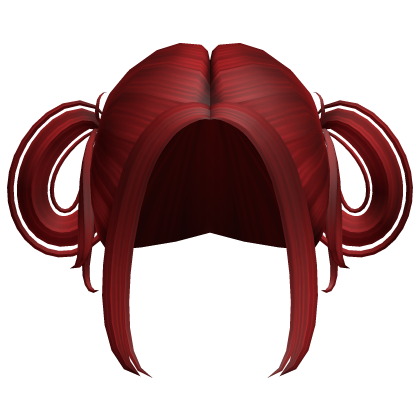 -',ৎ Grunge Loose Side Buns in Red